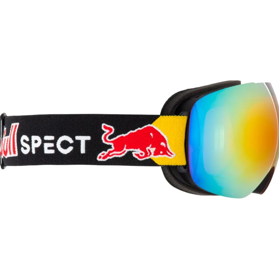 Maschera Red Bull Spect Bent Matt Black Orange Red Mirror