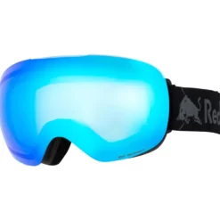 Maschera Red Bull Spect Bent Matt Black Light Blue Blue Chrome-x