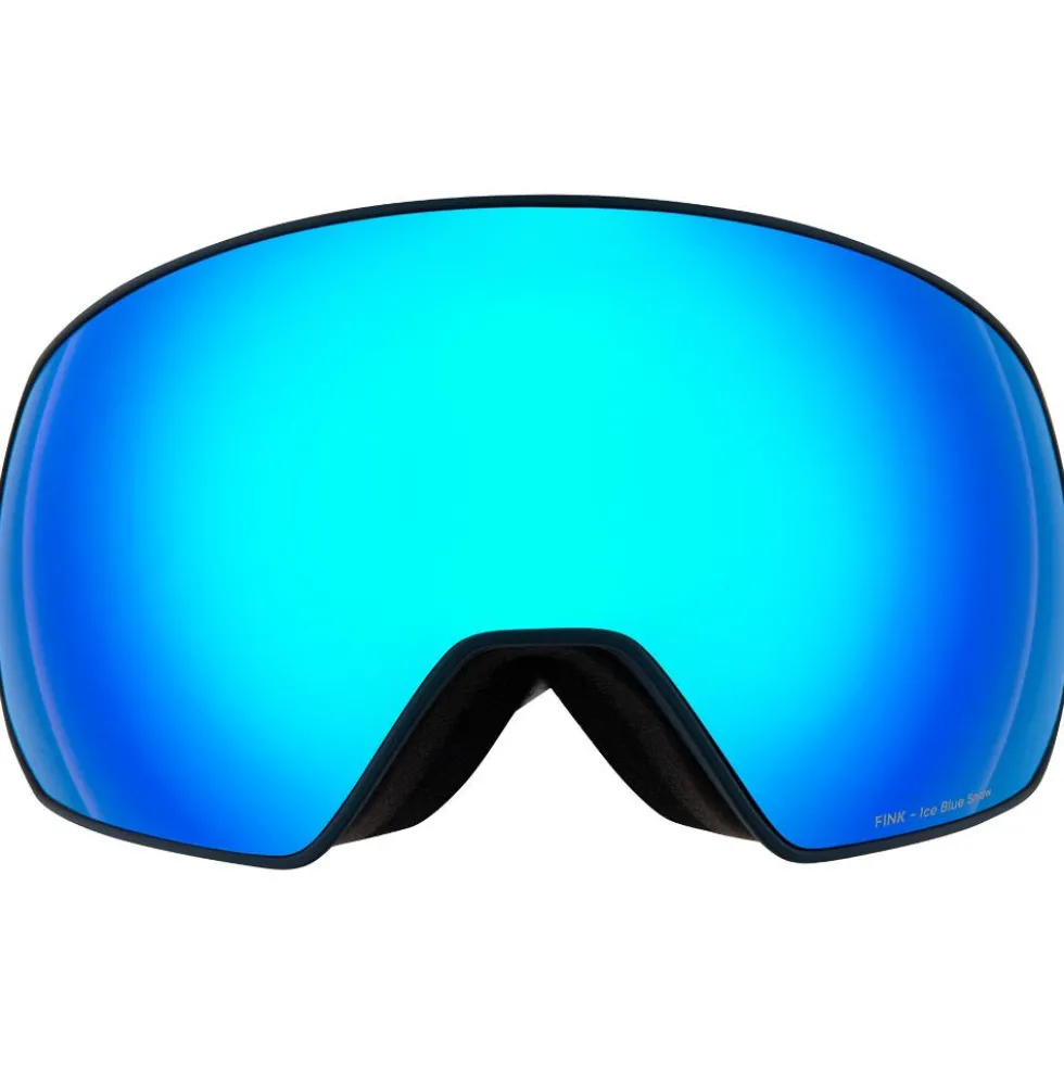 Maschera Red Bull Spect Fink Matt Blue Smoke Ice Blue Mirror