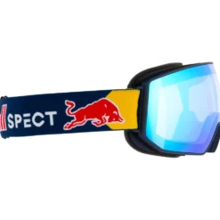 Maschera Red Bull Spect Fink Matt Blue Light Blue Blue Chrome-x