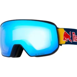 Maschera Red Bull Spect Fink Matt Blue Light Blue Blue Chrome-x
