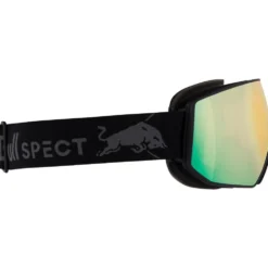 Maschera Red Bull Spect Fink Matt Black Smoke Yellow Mirror