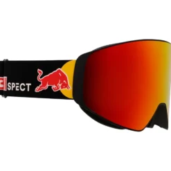 Maschera Red Bull Spect Jamm Matt Black I-Boost Smoke Red Mirror + Light Pink