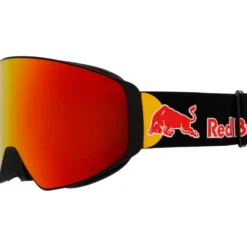Maschera Red Bull Spect Jamm Matt Black I-Boost Smoke Red Mirror + Light Pink