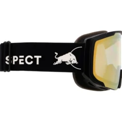 Maschera Red Bull Spect Jibb Matt Black I-Boost Brown Gold Chrom-X