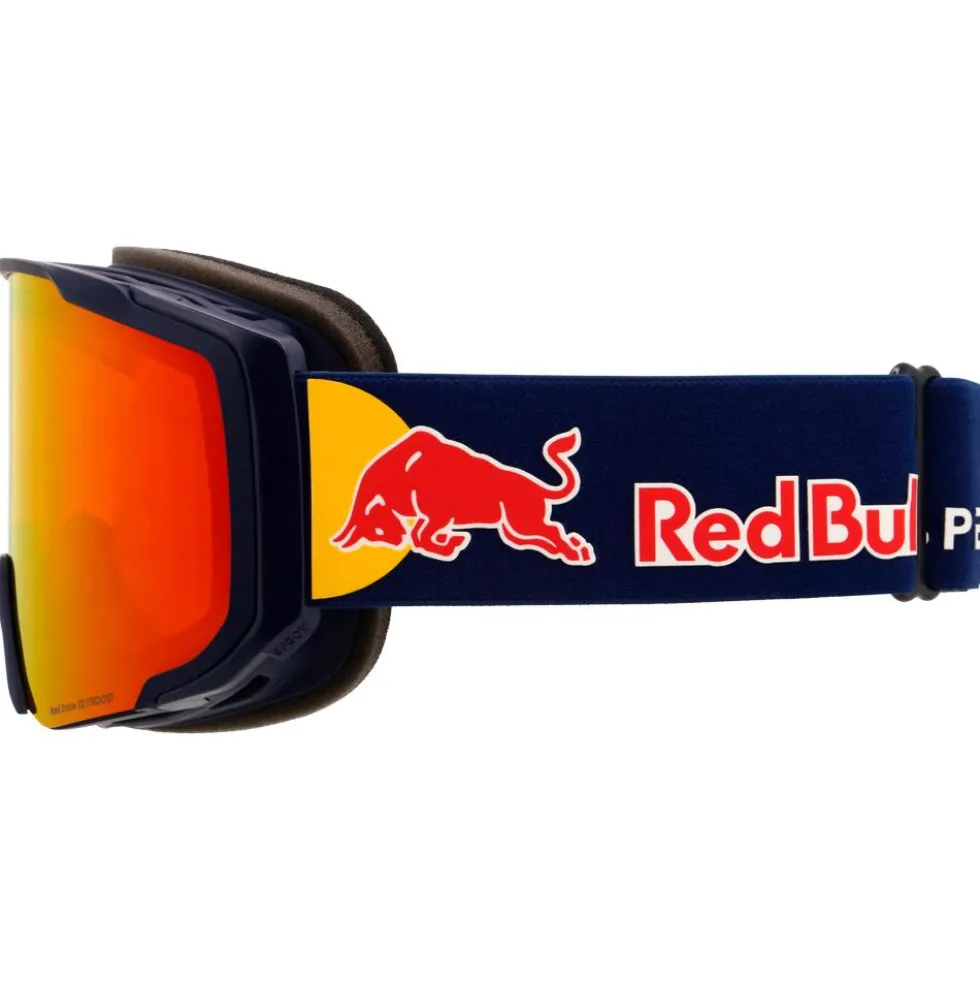 Maschera Red Bull Spect Jibb Mat Blue I-Boost Orange Red Mirror