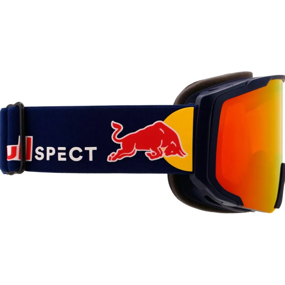 Maschera Red Bull Spect Jibb Mat Blue I-Boost Orange Red Mirror