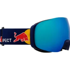 Maschera Red Bull Spect Jon Matt Blue I-Boost Smoke Blue Mirror + Light Pink