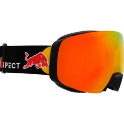 Maschera Red Bull Spect Jon Matt Black I-Boost Orange Red Mirror + Light Pink