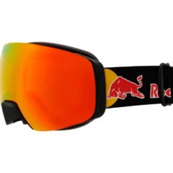 Maschera Red Bull Spect Jon Matt Black I-Boost Orange Red Mirror + Light Pink