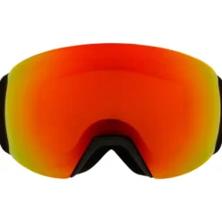 Maschera Red Bull Spect Jon Matt Black I-Boost Orange Red Mirror + Light Pink