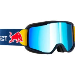 Maschera Red Bull Spect Neon Matt Blue Smoke Ice Blue Mirror