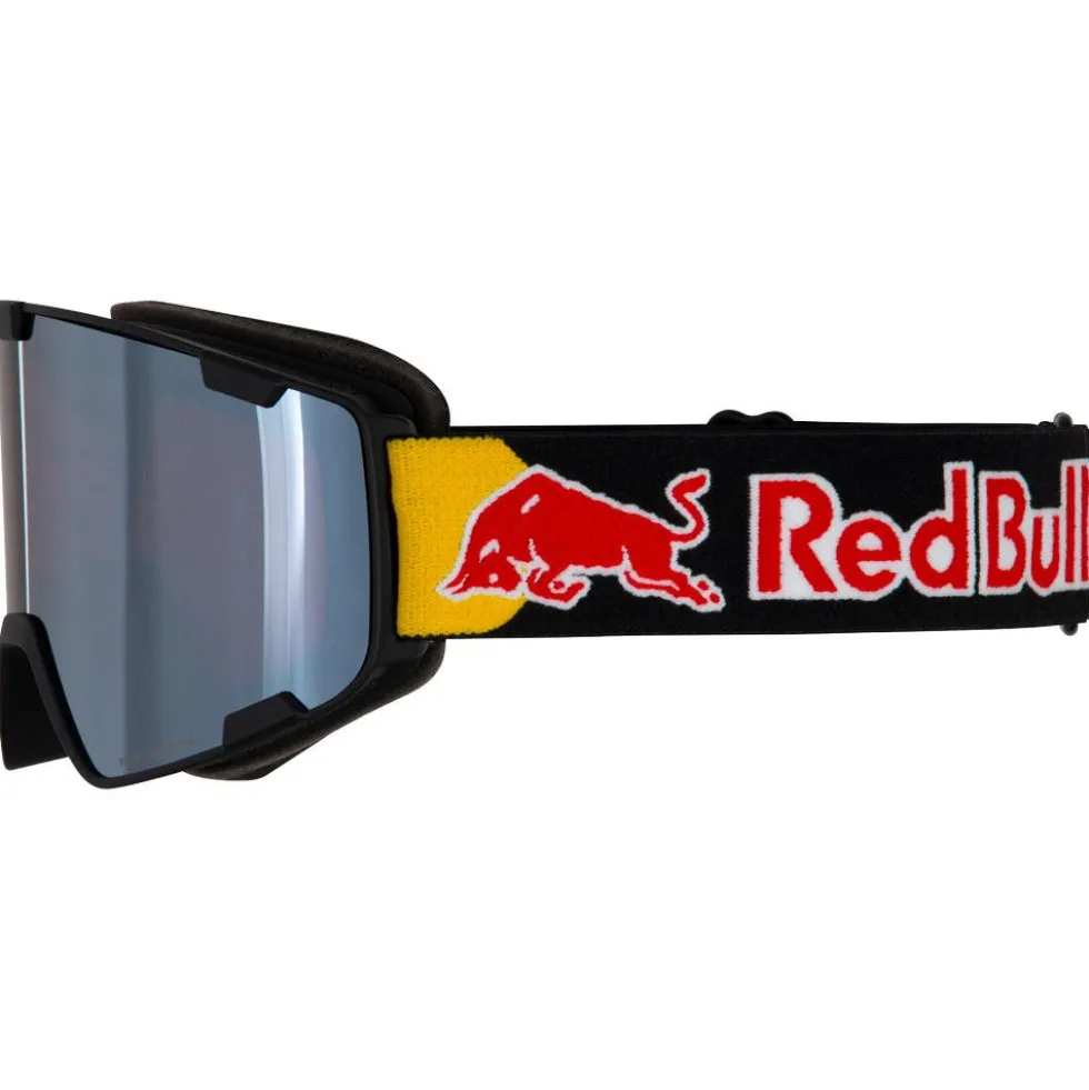 Maschera Red Bull Spect Park Matt Black Orange Silver Mirror
