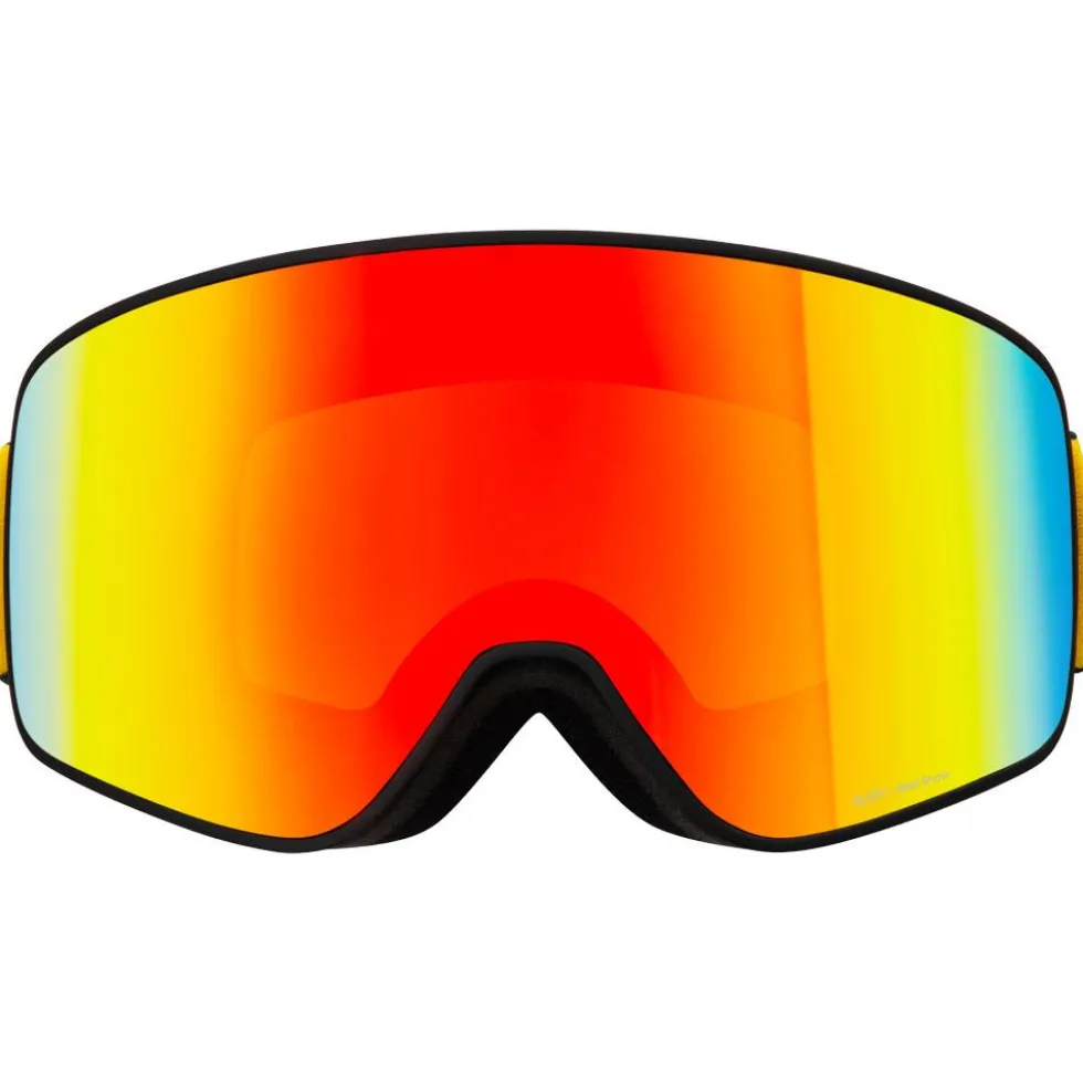 Maschera Red Bull Spect Rush Matt Black Orange Red Mirror