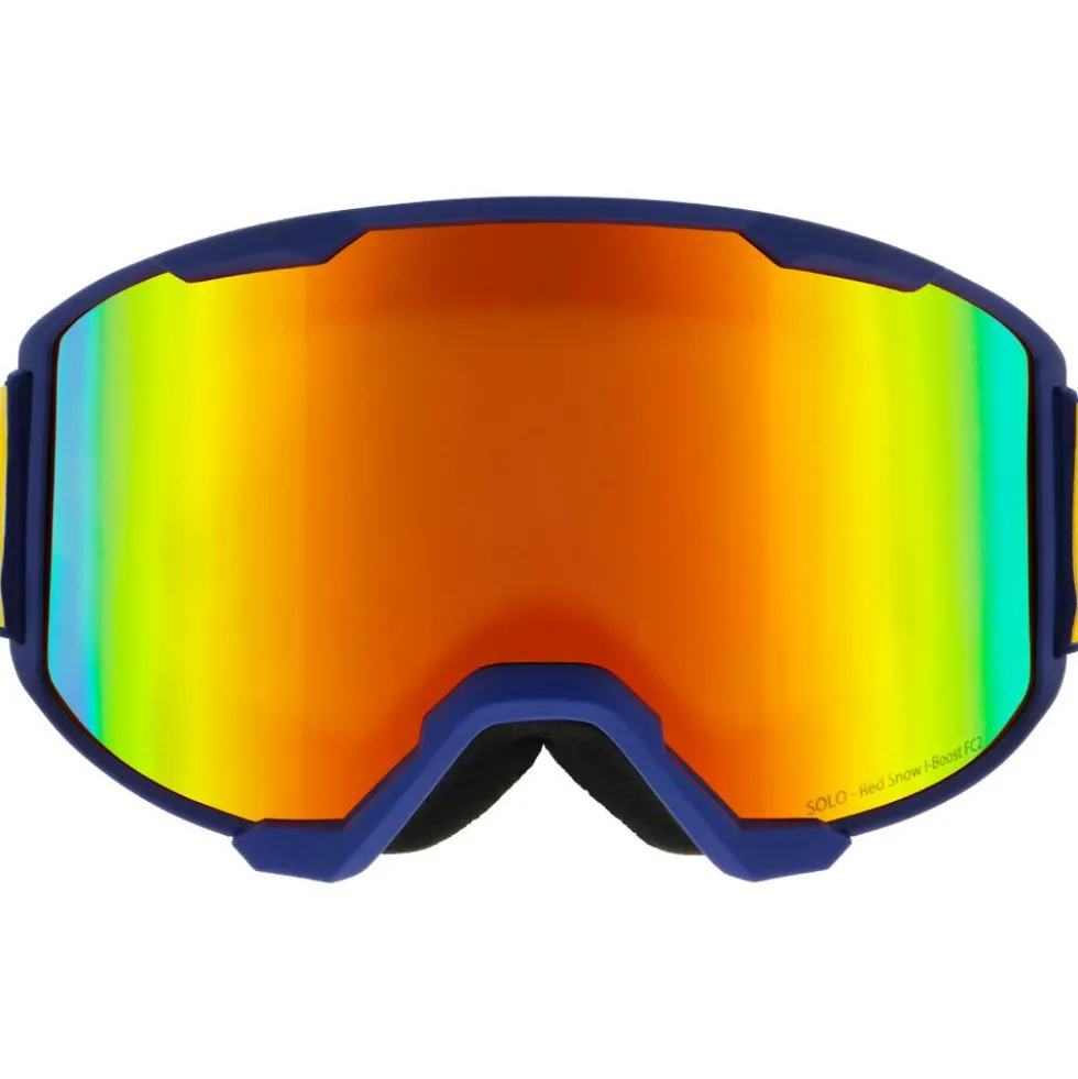 Maschera Red Bull Spect Solo Matt Dark Blue Brown Red Mirror