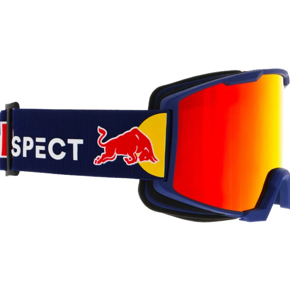 Maschera Red Bull Spect Solo Matt Dark Blue Brown Red Mirror