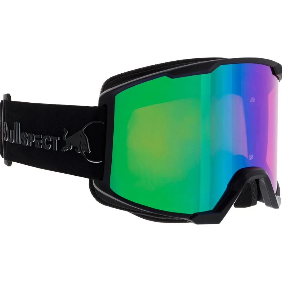 Maschera Red Bull Spect Solo Matt Black Rose Green Mirror