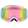Maschera Red Bull Spect Solo Matt White Photochromic Pink Mirror