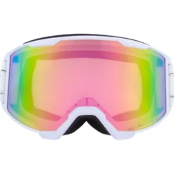 Maschera Red Bull Spect Solo Matt White Photochromic Pink Mirror