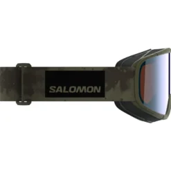 Maschera Salomon Aksium 2.0 Olive Night Photo Multilayer Blue