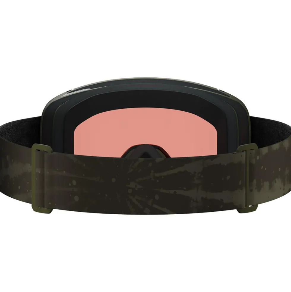 Maschera Salomon Aksium 2.0 Olive Night Photo Multilayer Blue