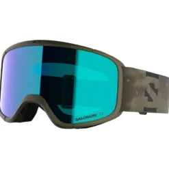Maschera Salomon Aksium 2.0 S Olive Night Multilayer Mid Blue