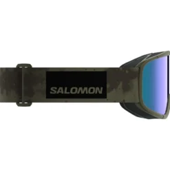 Maschera Salomon Aksium 2.0 S Olive Night Multilayer Mid Blue