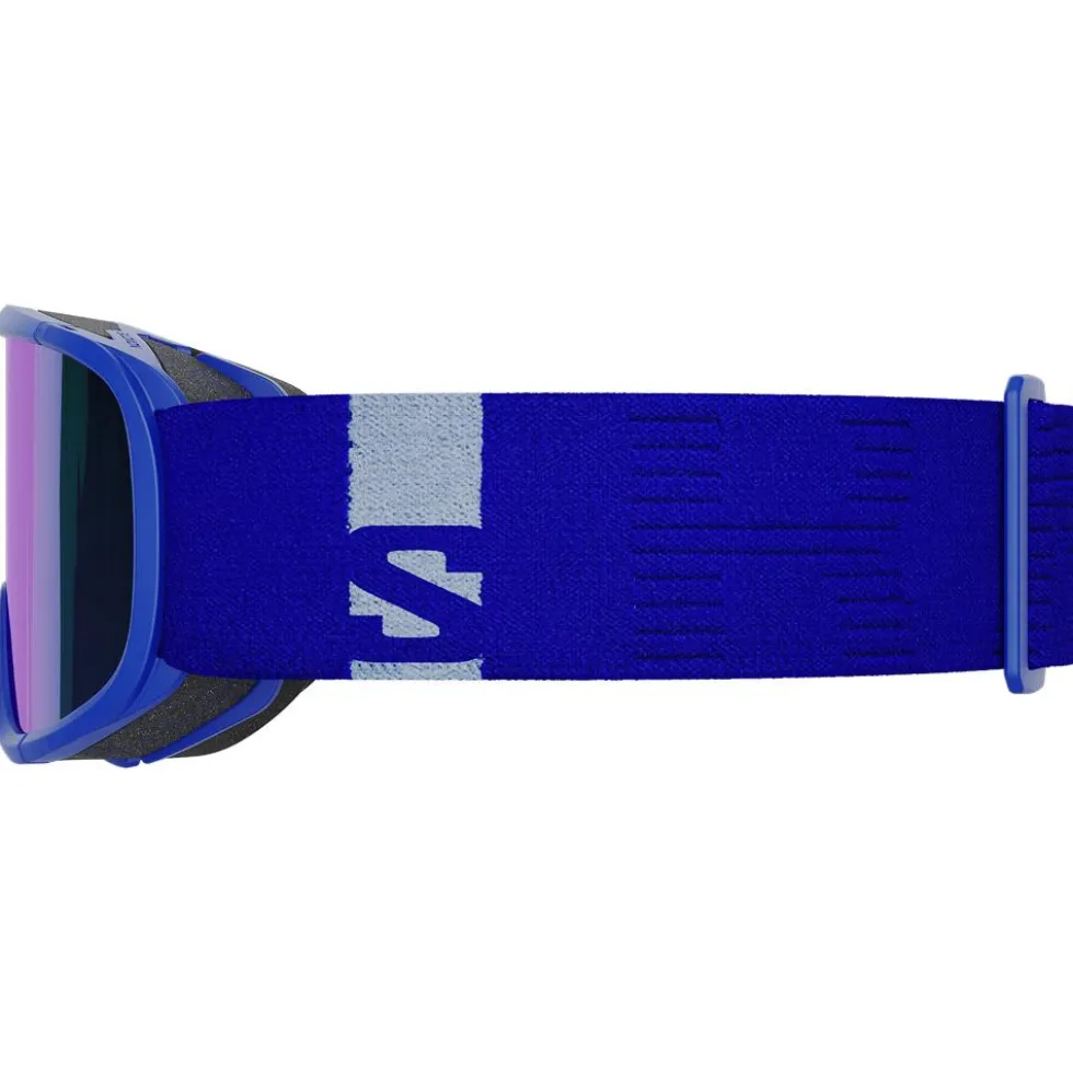 Maschera Salomon Lumi Race Blue Multilayer Mid Blue
