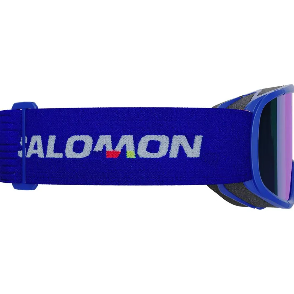 Maschera Salomon Lumi Race Blue Multilayer Mid Blue