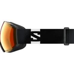 Maschera Salomon Radium Black Photo Multilayer Red