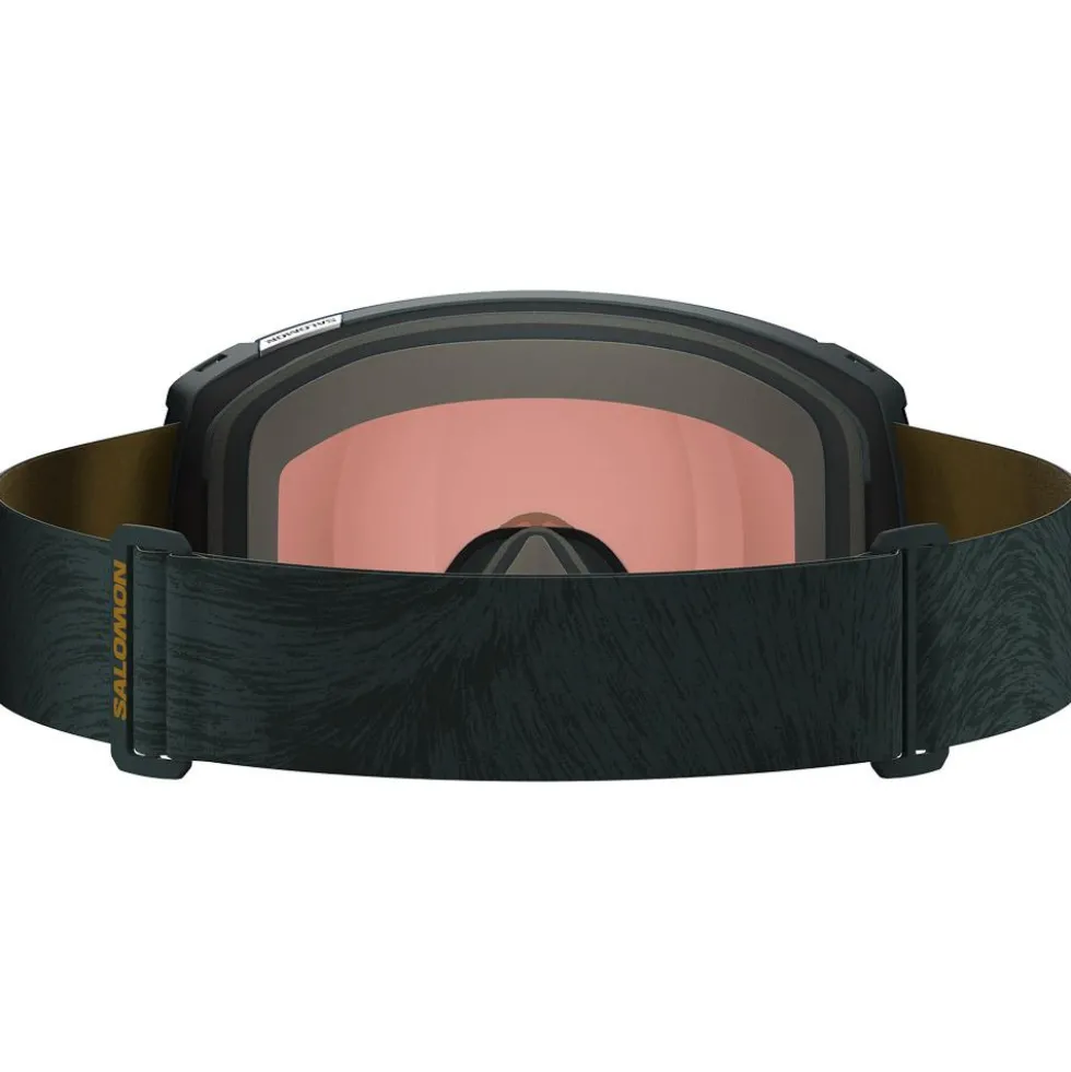 Maschera Salomon Radium Green Gables Photo Multilayer Blue