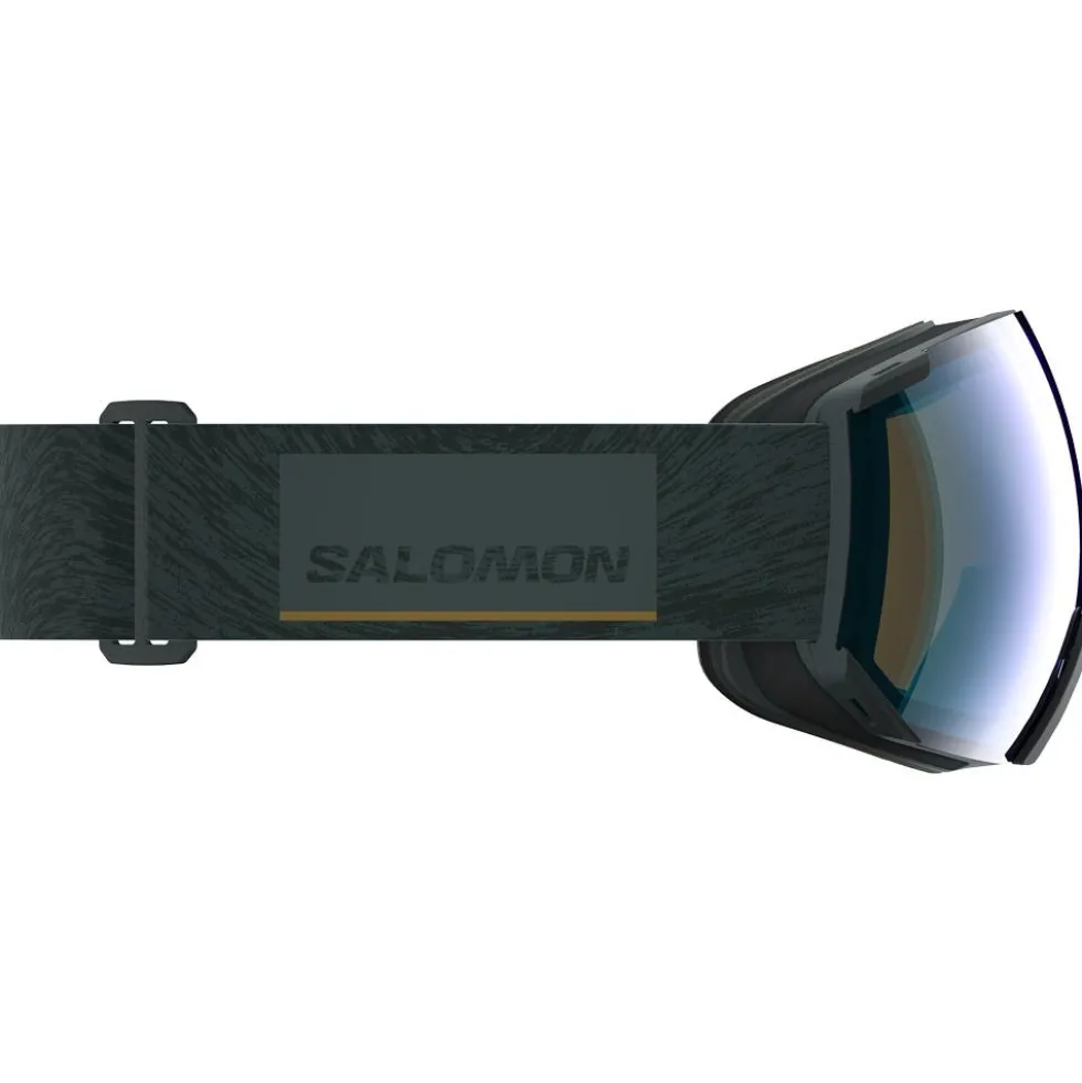Maschera Salomon Radium Green Gables Photo Multilayer Blue