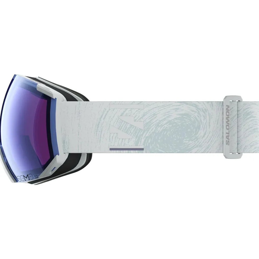 Maschera Salomon Radium Ice Flow Sigma Ice Blue