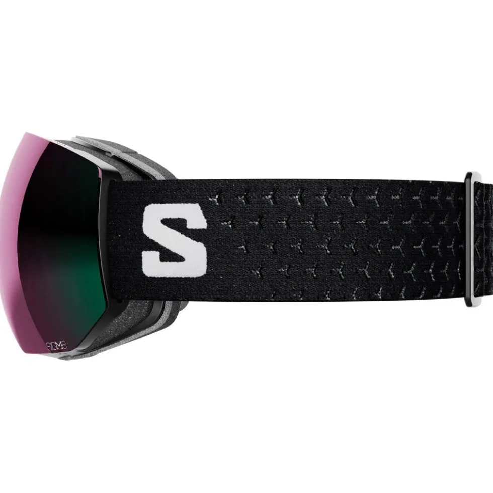 Maschera Salomon Radium Pro Black Sigma Emerald