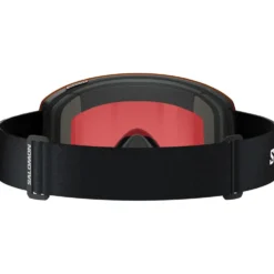 Maschera Salomon Radium Pro Black Sigma Poppy Red + Sigma Light Blue
