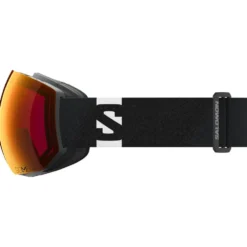 Maschera Salomon Radium Pro Black Sigma Poppy Red + Sigma Light Blue