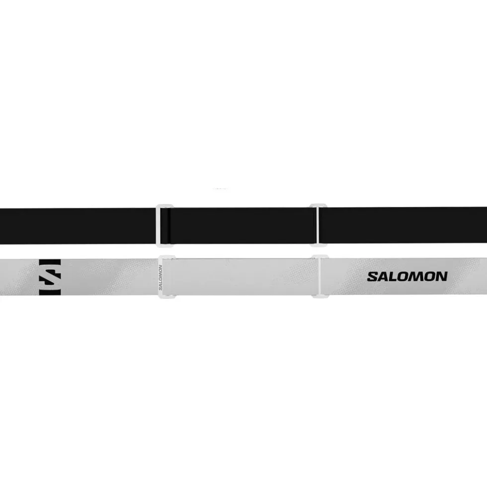 Maschera Salomon Radium White Sigma Sky Blue