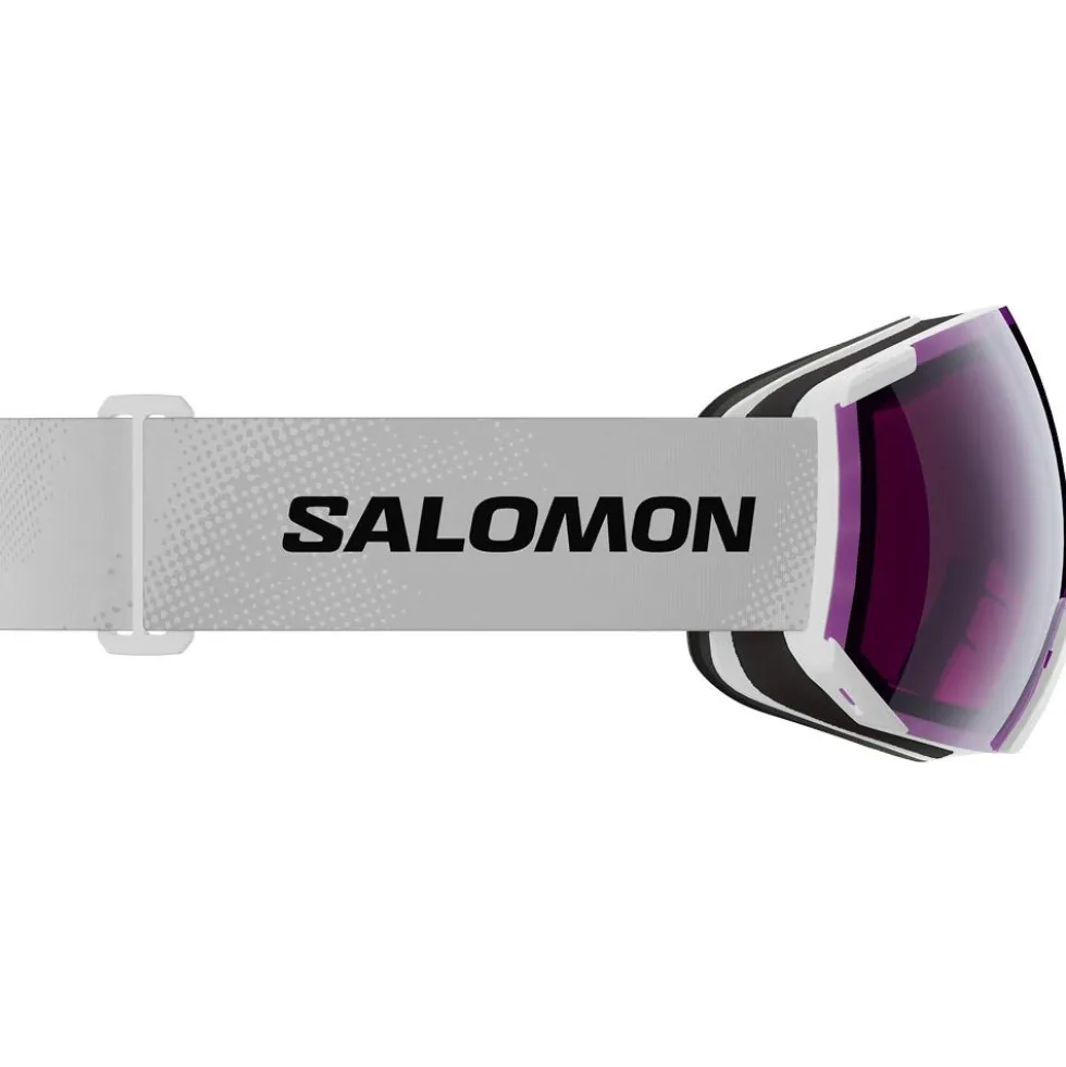 Maschera Salomon Radium White Sigma Sky Blue