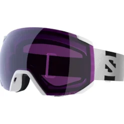 Maschera Salomon Radium White Sigma Sky Blue