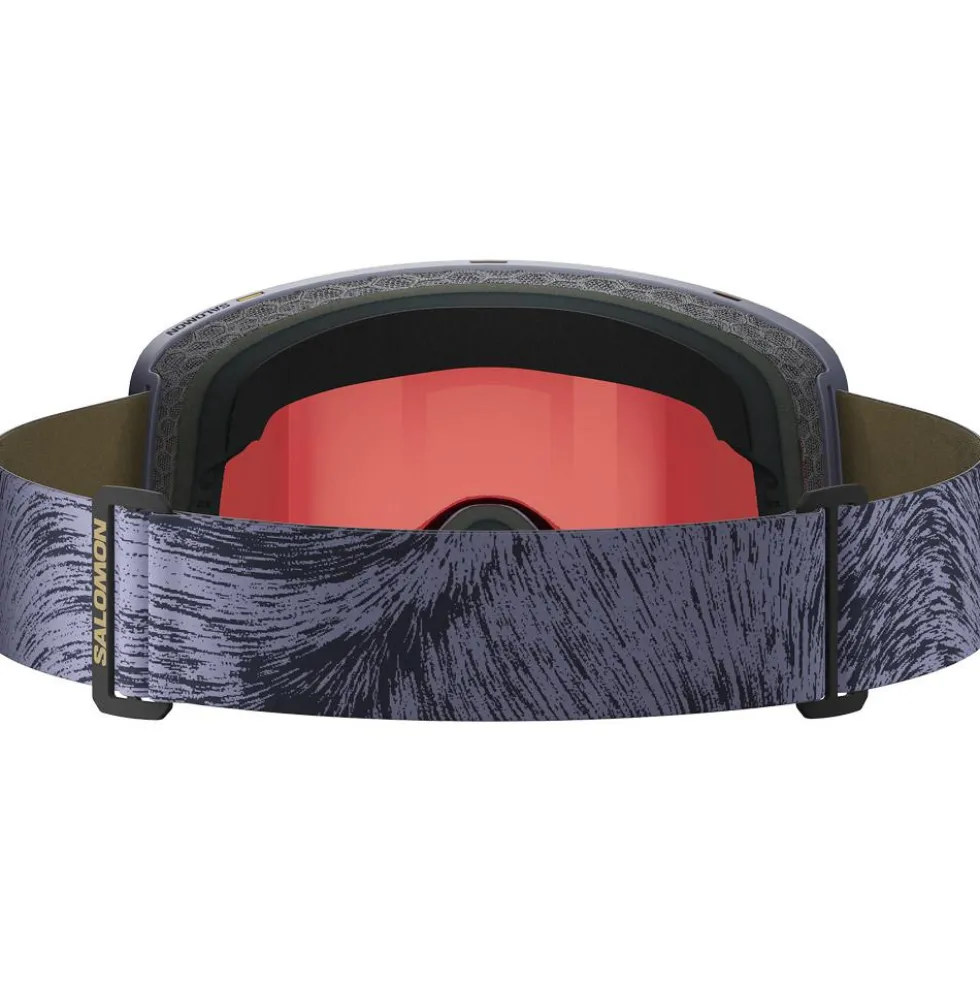 Maschera Salomon Sentry Pro Otg Blue Granite Sigma Poppy Red
