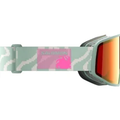 Maschera Salomon Sentry Pro Otg Iceberg Green QST Sigma Photo Poppy Red