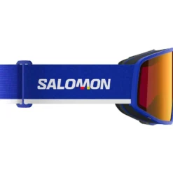 Maschera Salomon Sentry Pro Race Blue Sigma Poppy Red + Sigma Light Blue