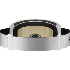 Maschera Salomon S/View 3 Access White Flash Gold