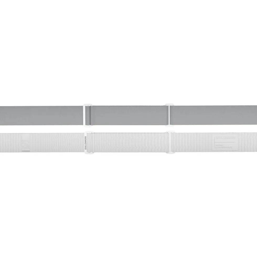 Maschera Salomon S/View 3 White Photo Multilayer Blue