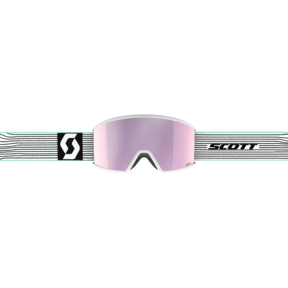 Maschera Scott Ambit White Mint Green Amp Lavender Chrome