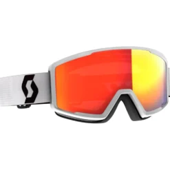 Maschera Scott Factor Pro Mineral White Black Amp Red Chrome
