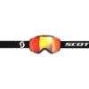 Maschera Scott Faze II Mineral Black White Light Sensitive Red Chrome