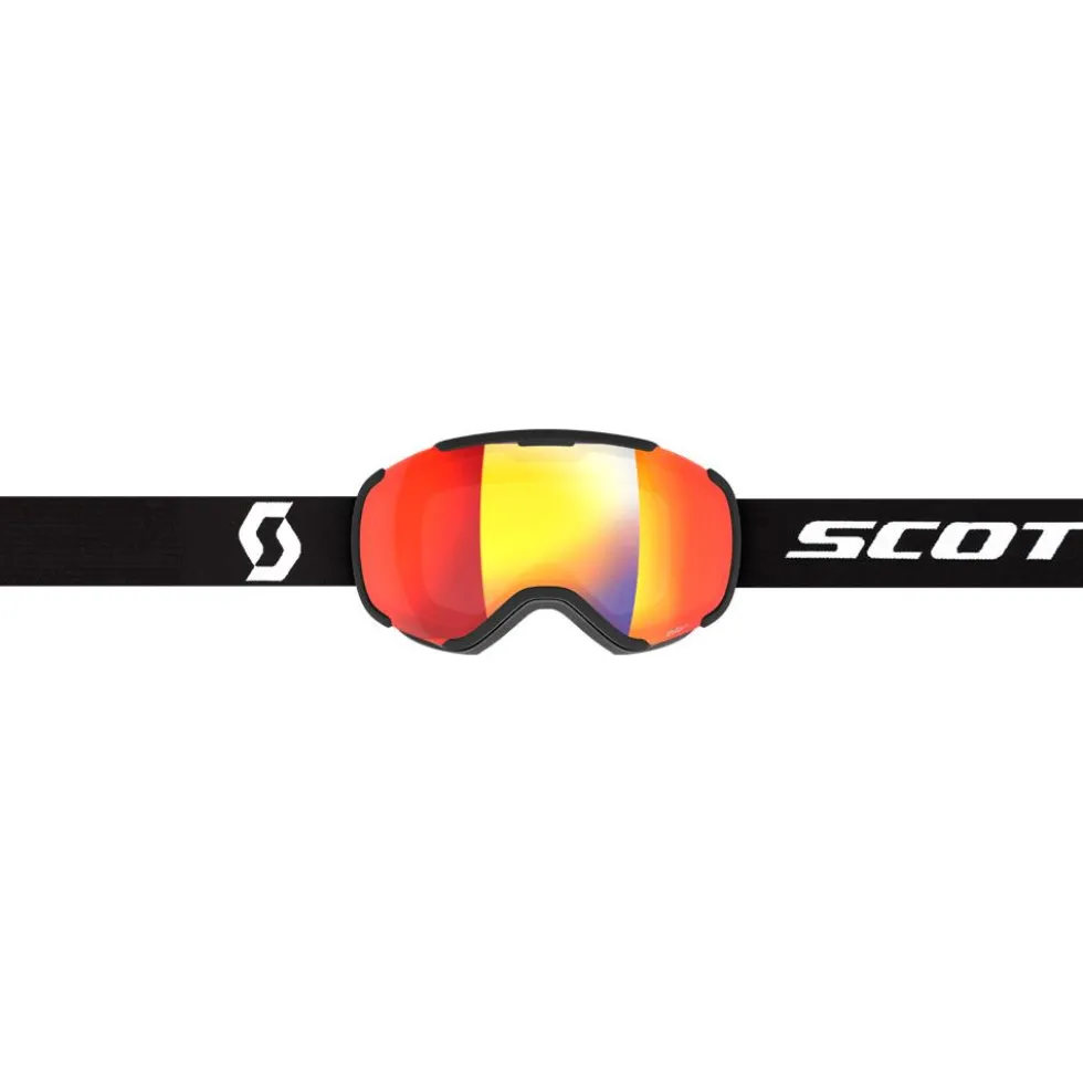 Maschera Scott Faze II Mineral Black White Light Sensitive Red Chrome
