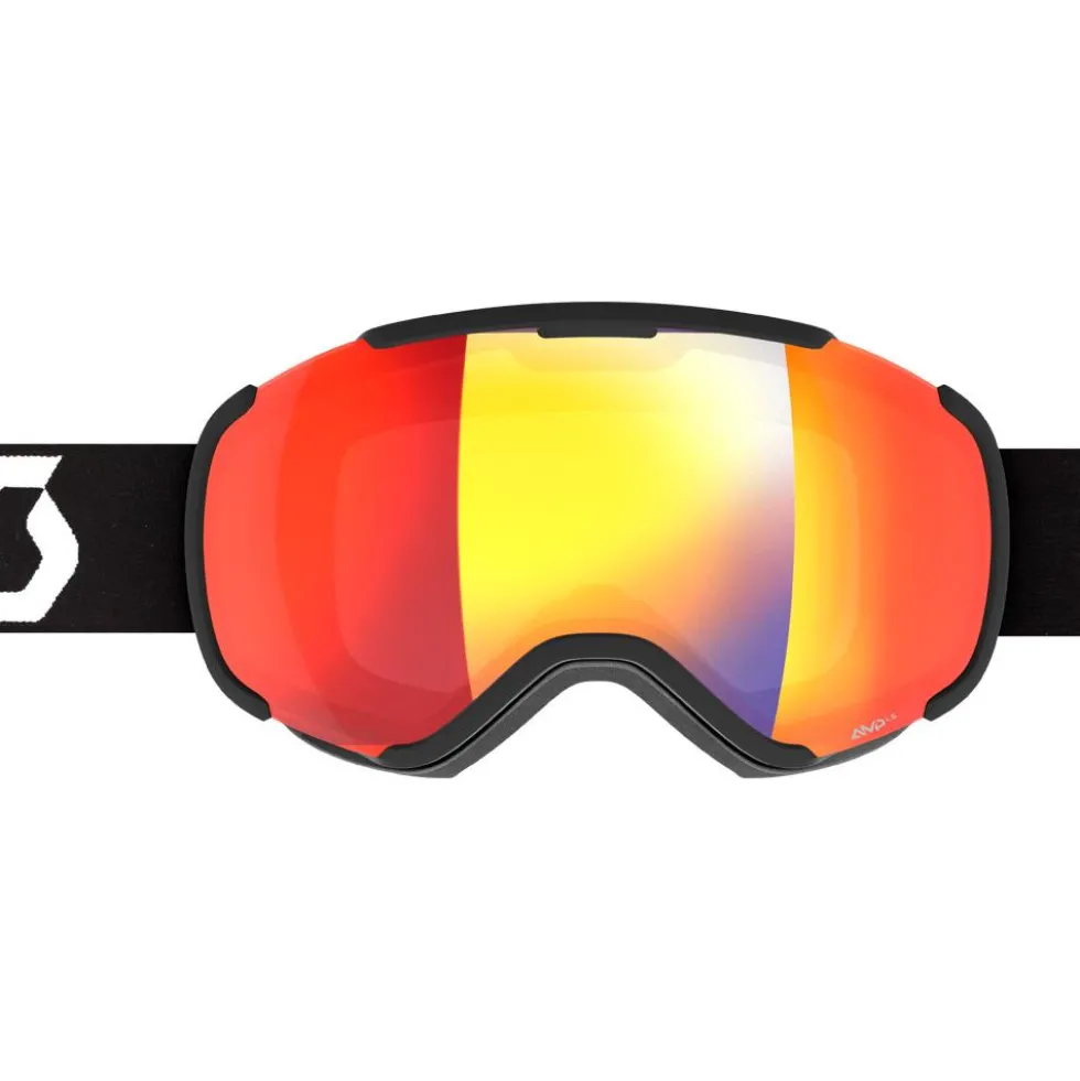 Maschera Scott Faze II Mineral Black White Light Sensitive Red Chrome