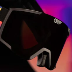 Maschera Scott Shield Freeride World Tour Black Orange Amp Solar Black Chrome